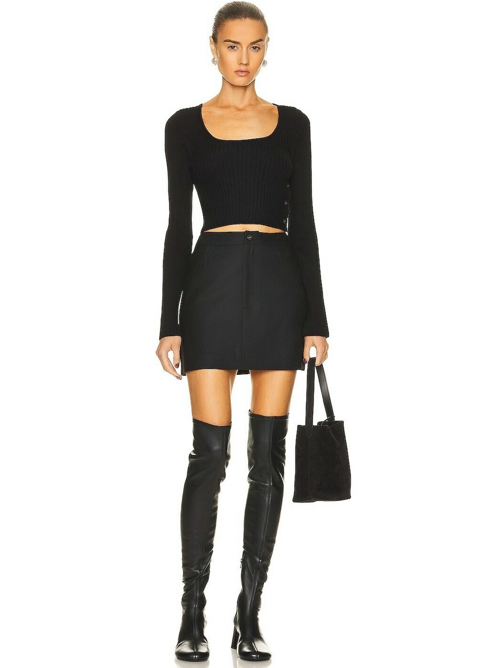 LouLou Studio Hornby Mini Skirt